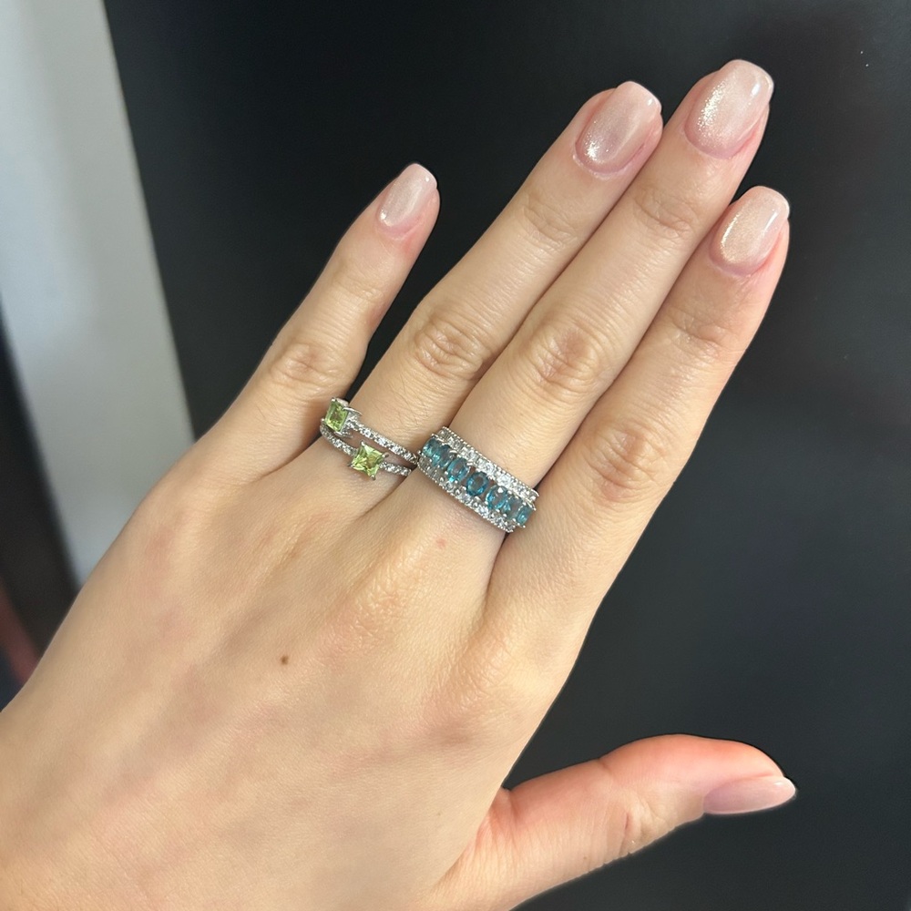 Adjustable Band rings- bundle of 2